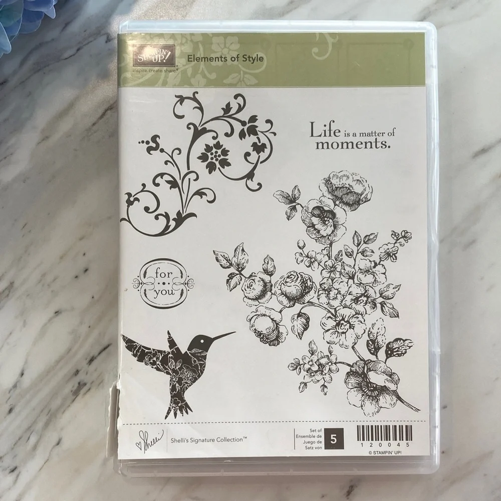 Stampin Up Elements of Style Stamp Set Shelli’s Signature Collection